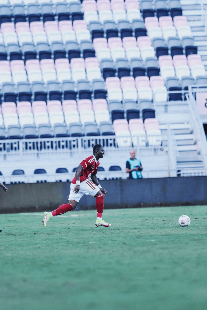 Aliou Dieng à l’entraînement avec Al Ahly SC.