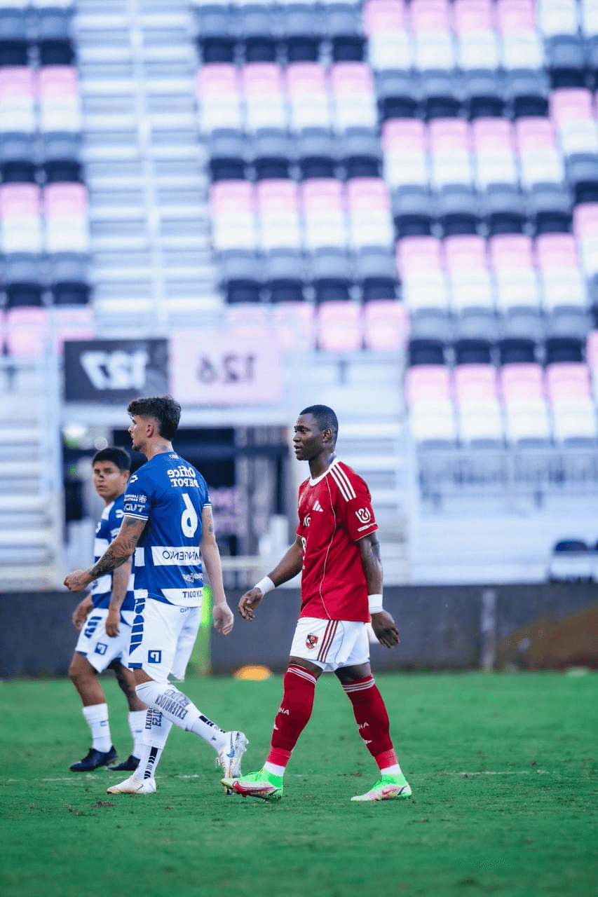 Aliou Dieng à l’entraînement avec Al Ahly SC.