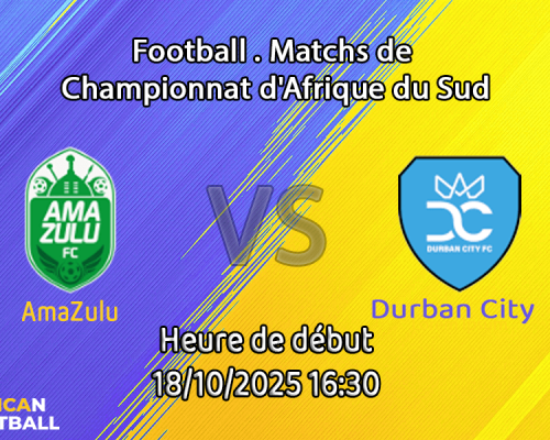 Pronostic AmaZulu - Durban City