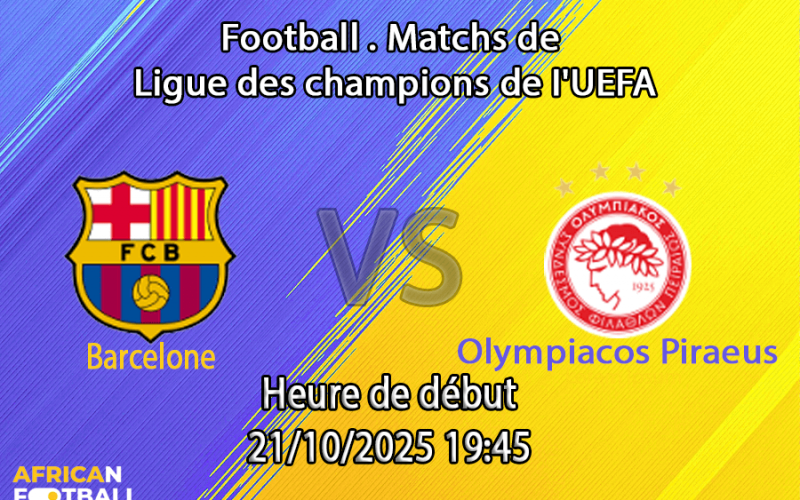 Pronostic Barcelone - Olympiacos