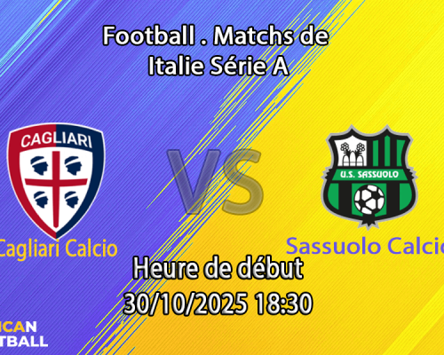 Pronostic Cagliari Calcio-Sassuolo Calcio