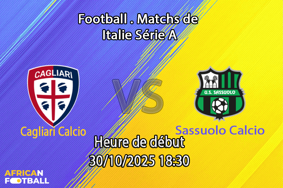 Pronostic Cagliari Calcio-Sassuolo Calcio