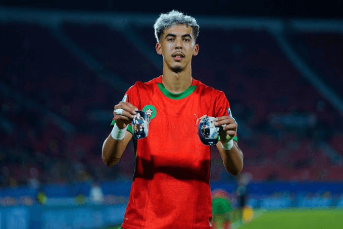 Équipe maroc célébrant une victoire à la Coupe U20