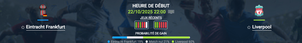 Eintracht Francfort - Liverpool
