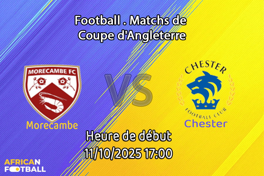 Pronostic Morecambe-Chester