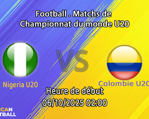 Pronostic Nigeria U20-Colombie U20