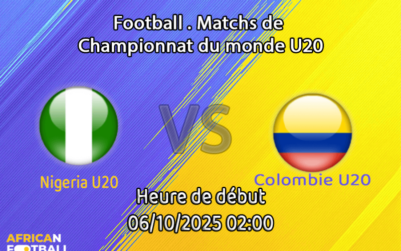 Pronostic Nigeria U20-Colombie U20