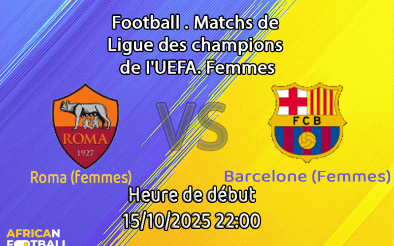 Pronostic Roma (Femmes) - Barcelone (Femmes)