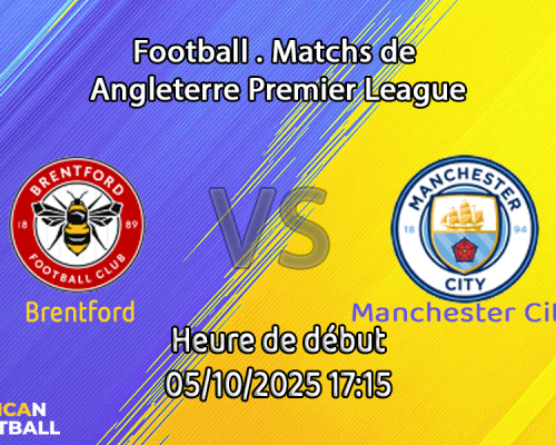 Pronostic Brentford-Manchester City