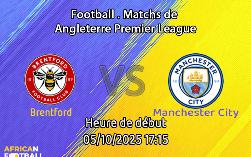 Pronostic Brentford-Manchester City