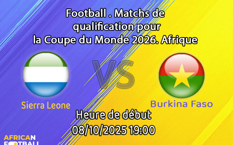 Pronostic Sierra Leone-Burkina Faso