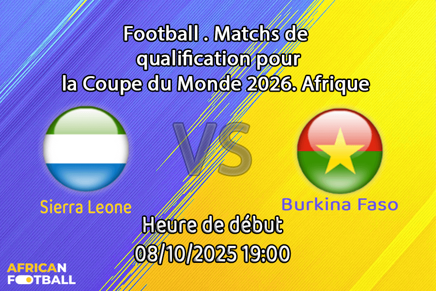 Pronostic Sierra Leone-Burkina Faso