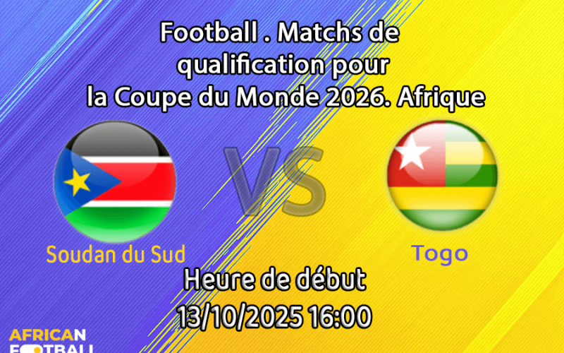 Pronostic Soudan du Sud-Togo