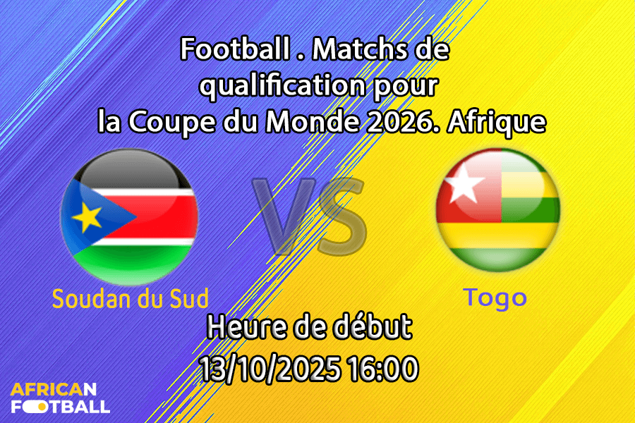 Pronostic Soudan du Sud-Togo