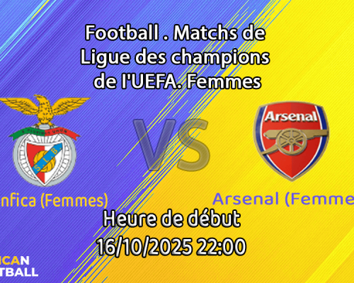 Pronostic Benfica (Femmes) - Arsenal (Femmes)