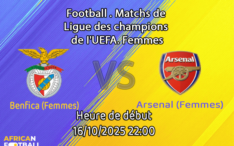 Pronostic Benfica (Femmes) - Arsenal (Femmes)