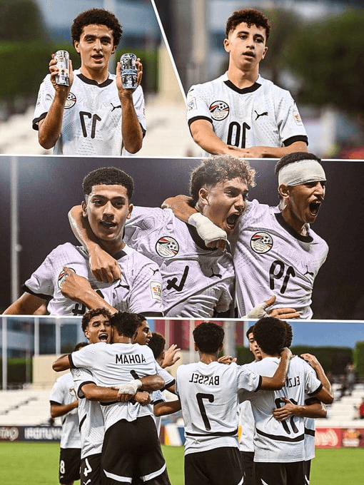 Belal Attia à la Coupe du Monde U17 au Qatar.