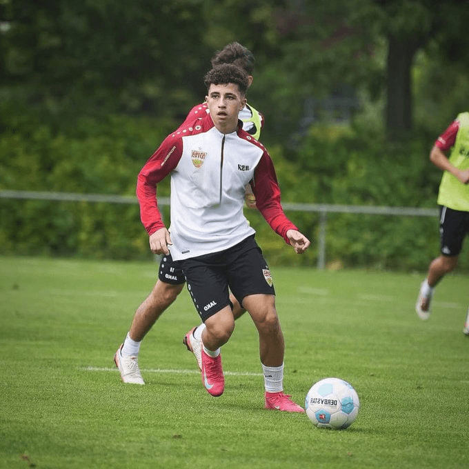 Belal Attia à la Coupe du Monde U17 au Qatar.