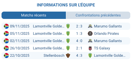Équipe de Golden Arrows