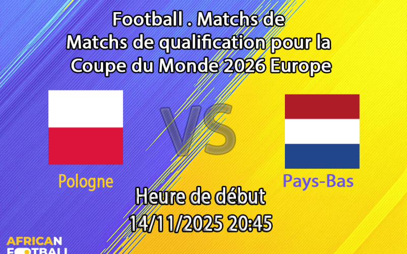 Pronostic Pologne - Pays-Bas