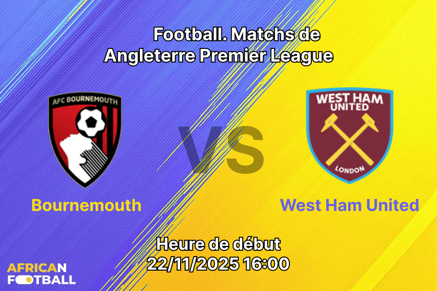 Couverture du pronostic Bournemouth contre West Ham au Vitality Stadium.