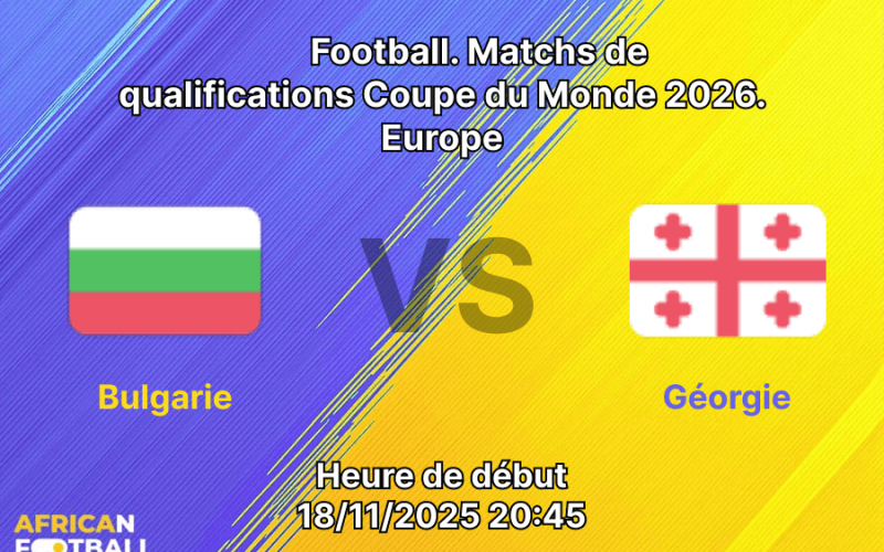 Couverture du pronostic pour Bulgarie contre Géorgie.