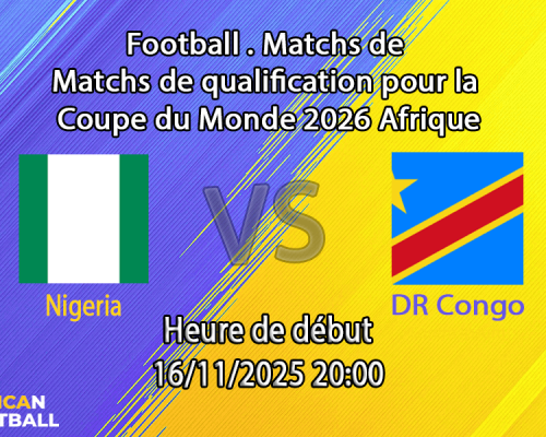 Pronostic Nigeria - D.R. Congo
