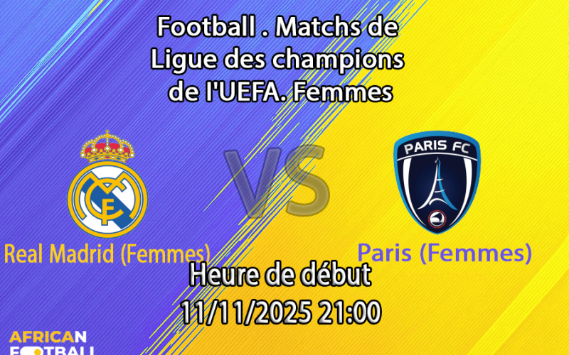 Pronostic Real Madrid (femmes) - Paris (femmes)