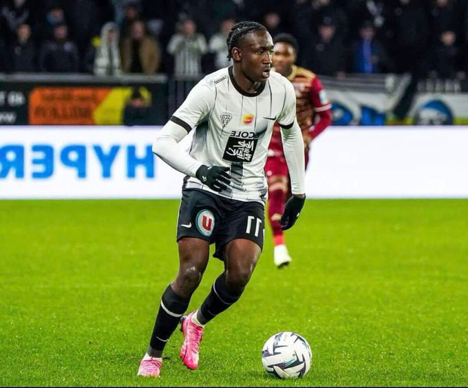 Sidiki Chérif en action lors d'un match de Ligue 1.