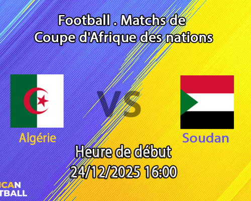 pronostic Algérie — Soudan