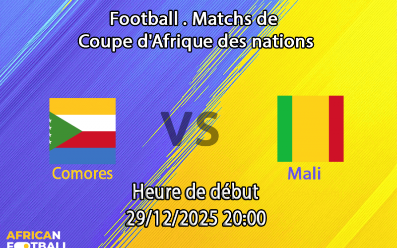 Pronostic Comores – Mali
