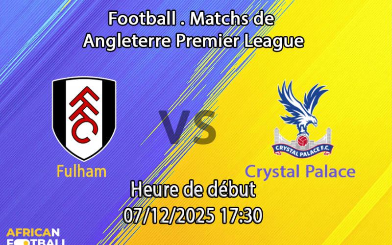 Pronostic Fulham - Crystal Palace