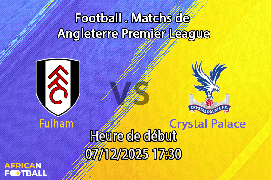 Pronostic Fulham - Crystal Palace