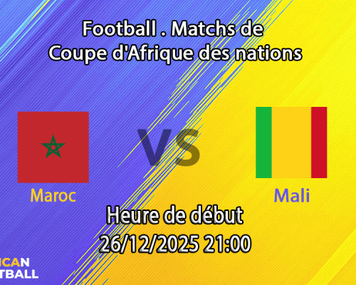 Pronostic Maroc — Mali