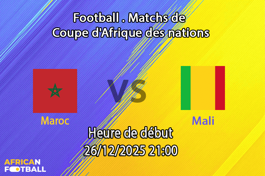 Pronostic Maroc — Mali
