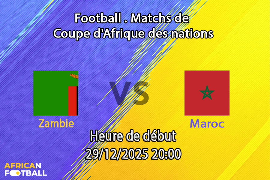 Pronostic Zambie — Maroc