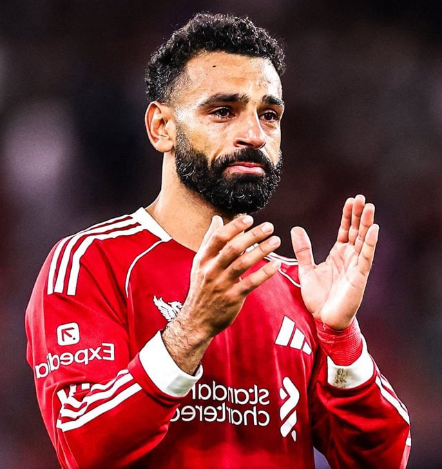 Mohamed Salah célébrant un but avec Liverpool.
