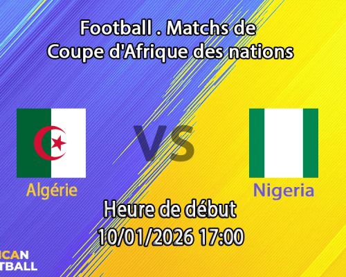 pronostic Algérie — Nigeria