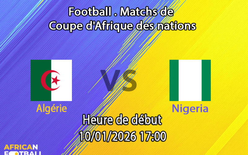 pronostic Algérie — Nigeria