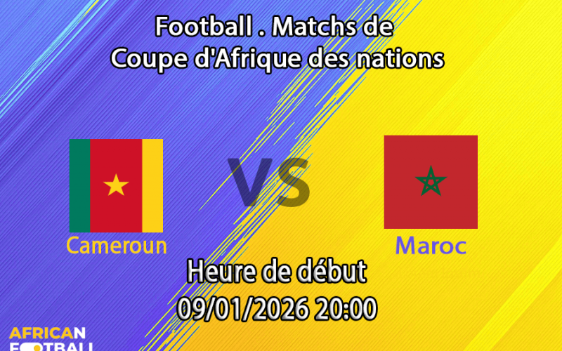pronostic Cameroun — Maroc