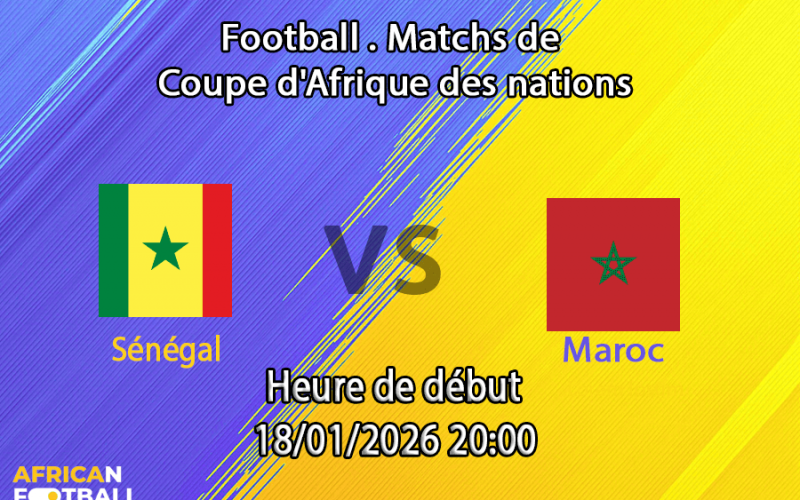 Pronostic Sénégal - Maroc