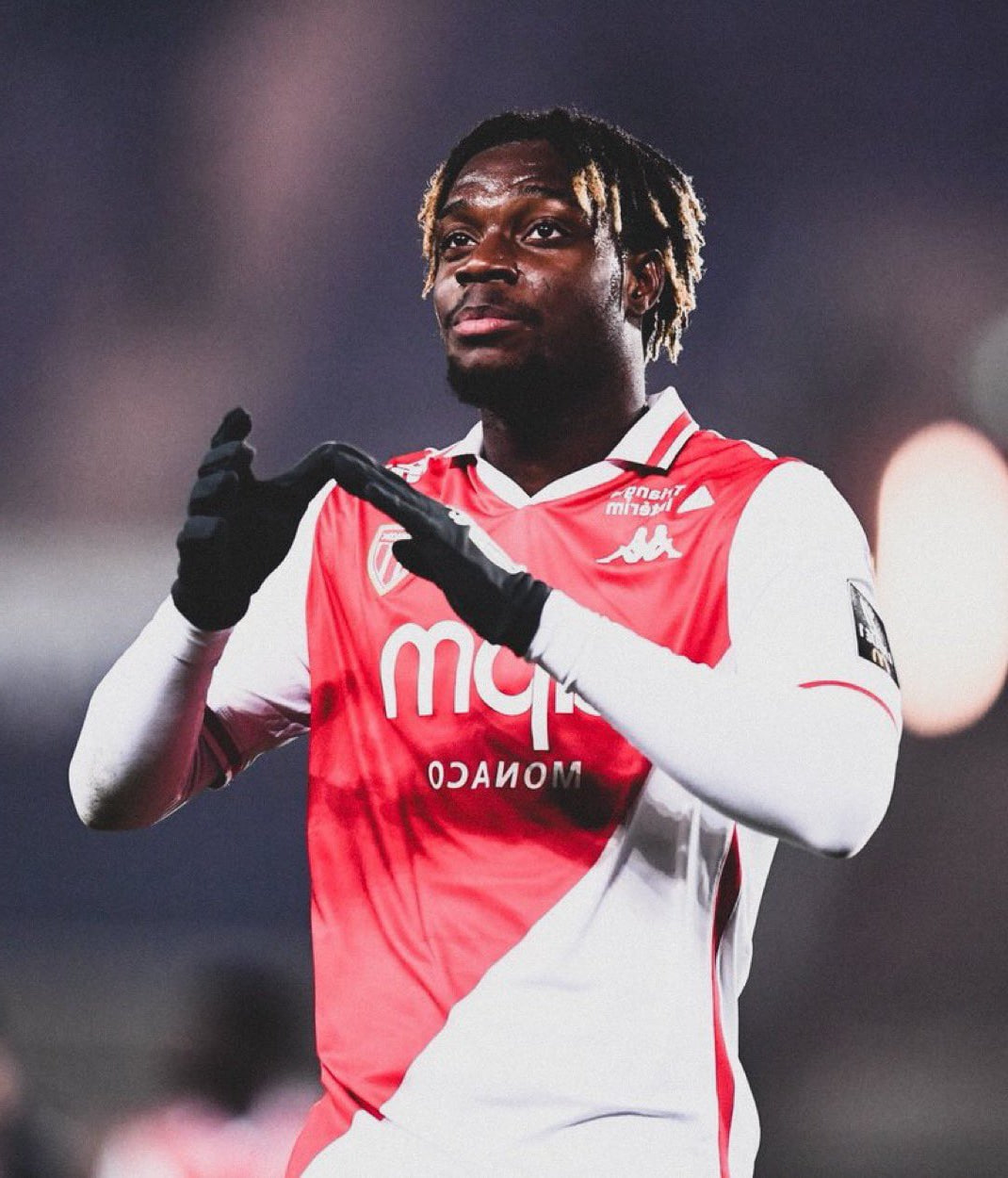 George Ilenikhena avec l’AS Monaco, ciblé par l’Eintracht Francfort