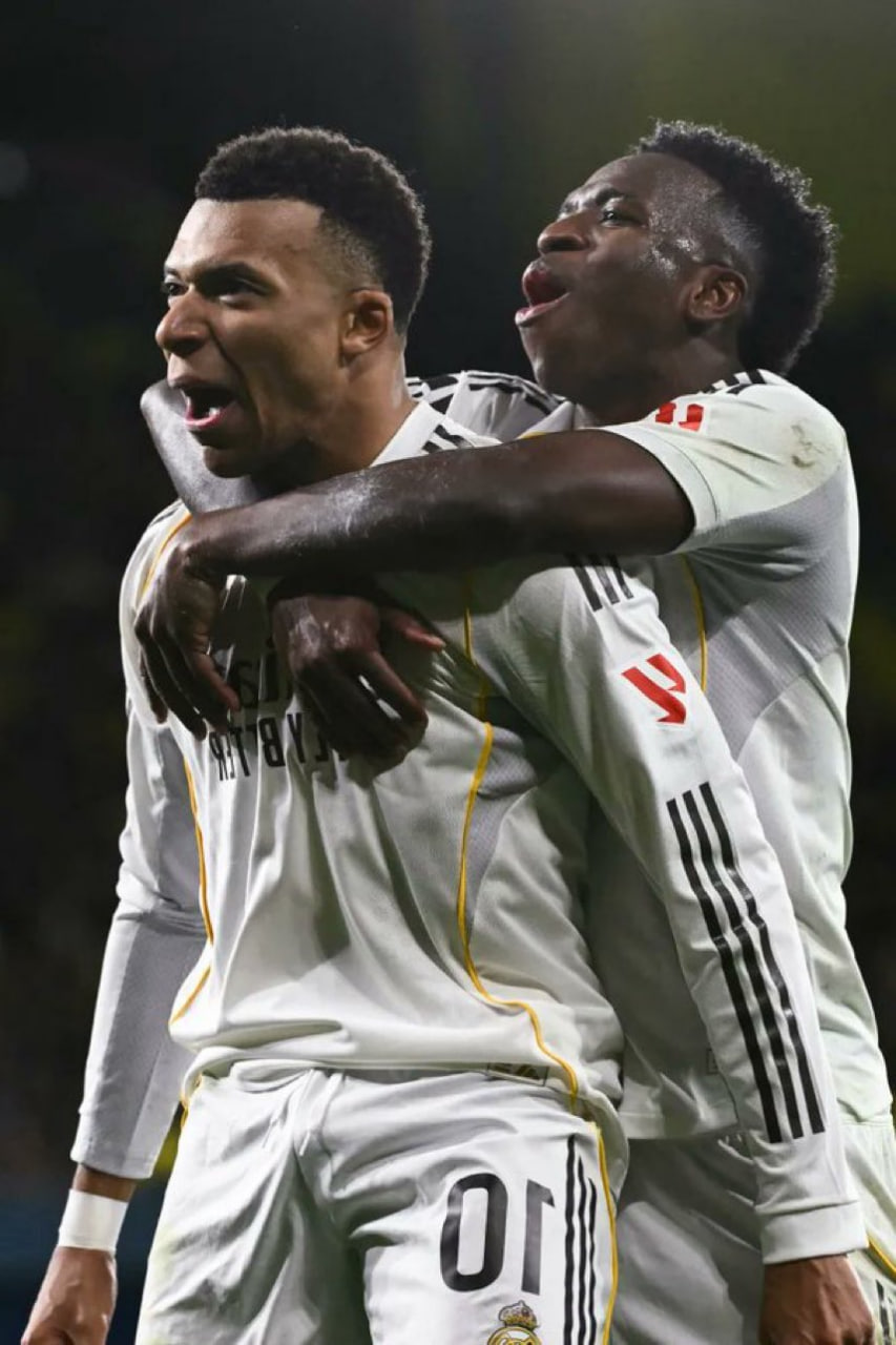 Kylian Mbappé Real Madrid célébration penalty Panenka Villarreal dédicace Brahim Diaz