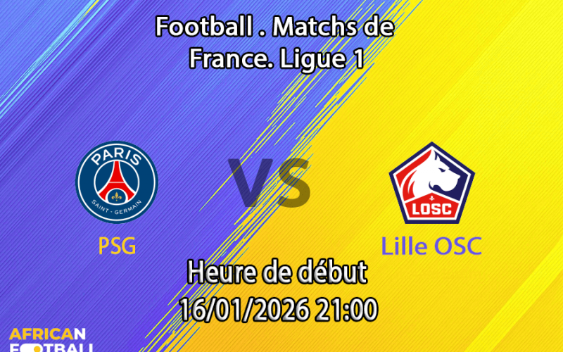 pronostic PSG — Lille