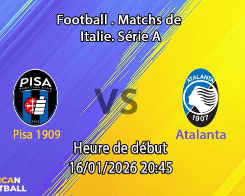 pronostic Pisa — Atalanta