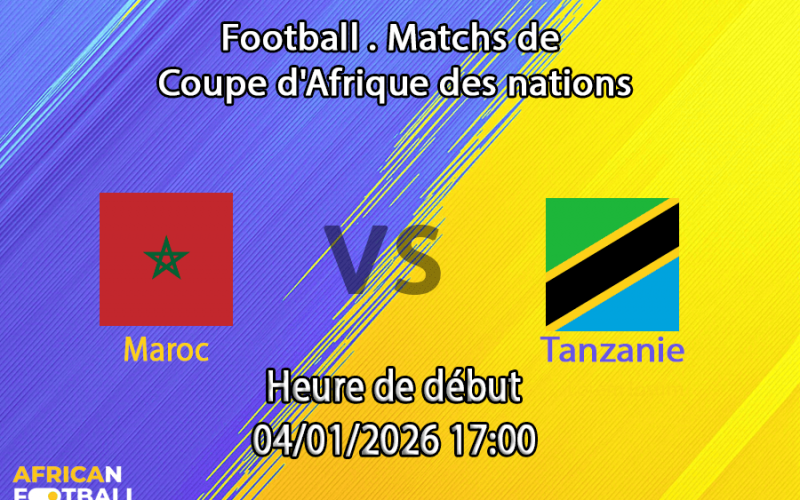 Pronostic Maroc – Tanzanie