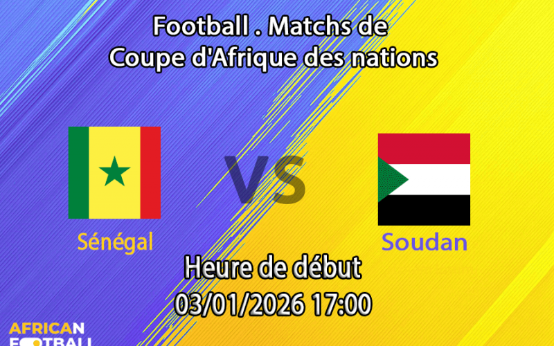 pronostic Sénégal — Soudan