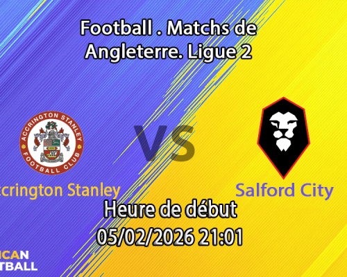 Pronostic Accrington Stanley - Salford City
