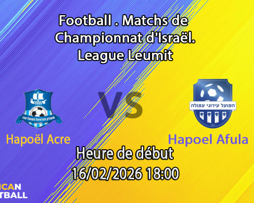 Pronostic Hapoel Acre - Hapoel Afula