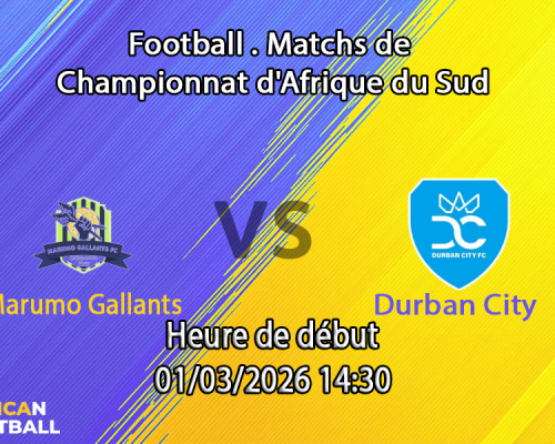 Pronostic Marumo Gallants – Durban City